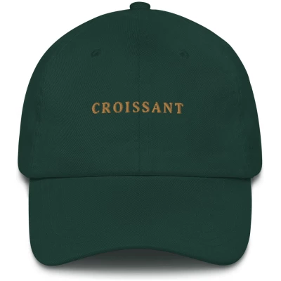 Croissant - Embroidered Cap - Multiple Colors