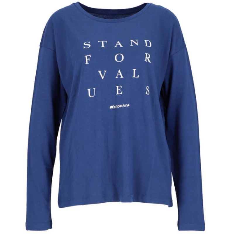 Erdbär Damen Langarm-Shirt Stand for Values