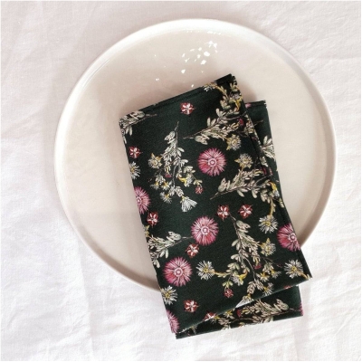Floral Cloth Napkins (Set of 2) - Vygie