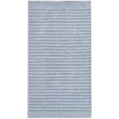 Frottier-Handtuch aus Bio-Baumwolle und WECYCLED® Baumwolle, rauchblau