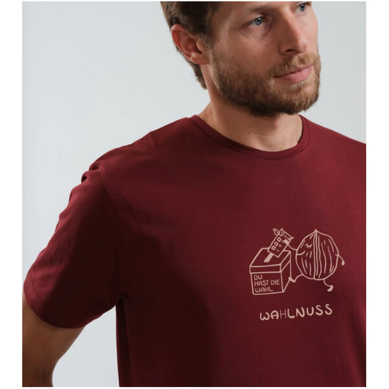 Gary Mash T-Shirt Wahlnuss aus Bio-Baumwolle