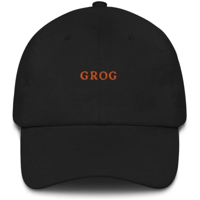 Grog - Embroidered Cap - Multiple Colors