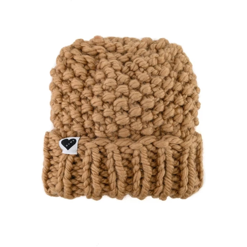 Hat Style Beanie - Camel