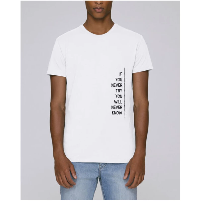 Human Family Herren Bio Sommer T-Shirt - Touch "If U try" in 3 Farben