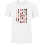 Human Family Herren Sommer T-Shirt Rolls "Floral" in weiß aus 100% Bio-Baumwolle