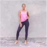 Jaya LONDON LUREX - Damen - High Waist Leggings für Yoga und Freizeit aus Biobaumwolle mit Lurexfäden