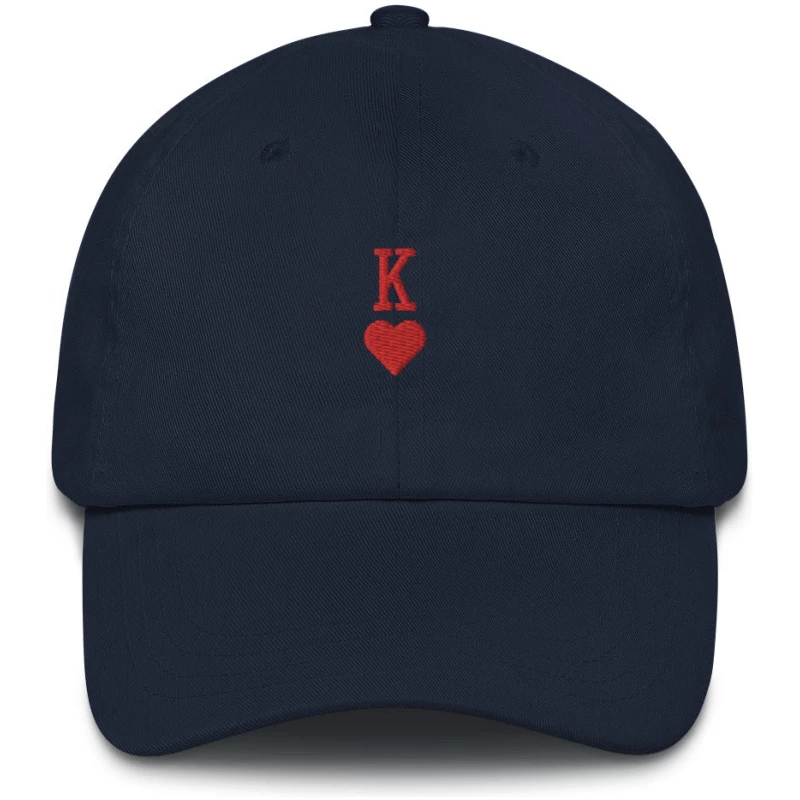 King - Embroidered Cap - Multiple Colors
