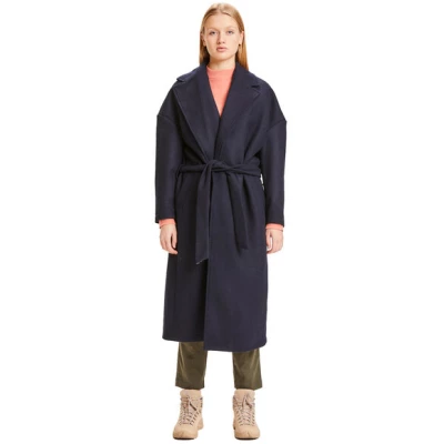 KnowledgeCotton Apparel Damen Mantel Wolle/Polyester recycelt