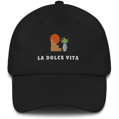 La Dolce Vita Embroidered Cap - Multiple Colors