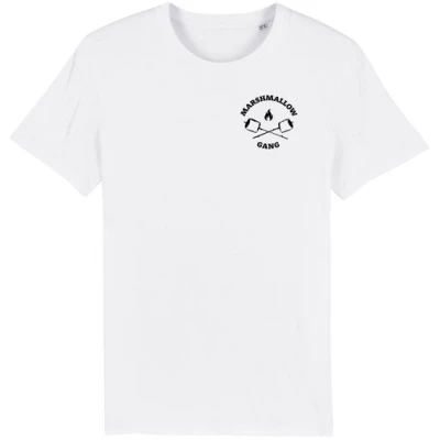 Marshmallow Gang - Brust Motiv - päfjes Fair Wear Männer T-Shirt - White
