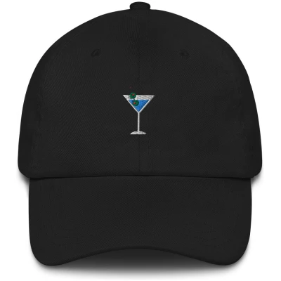 Martini - Embroidered Cap - Multiple Colors
