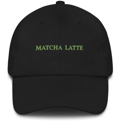 Matcha Latte - Embroidered Cap - Multiple Colors