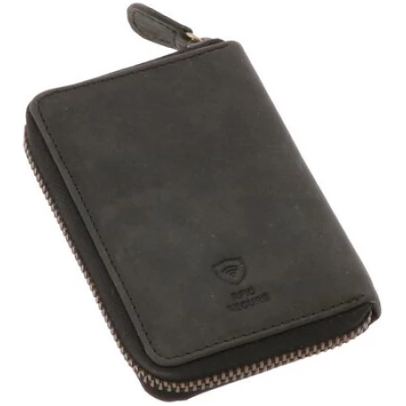 MoreThanHip RFID-Kartenhalter oder Mini-Portemonnaie aus mattem Ökoleder - PRESTON