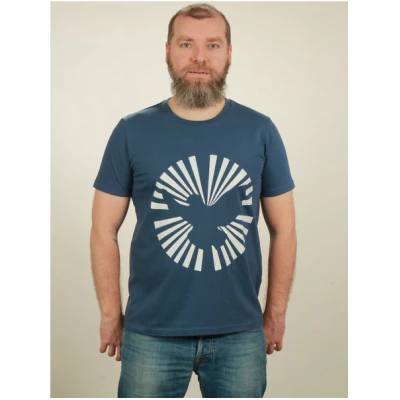 NATIVE SOULS T-Shirt Herren - Dove Sun - dark blue