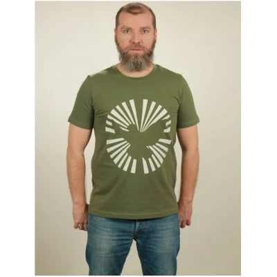NATIVE SOULS T-Shirt Herren - Dove Sun - green