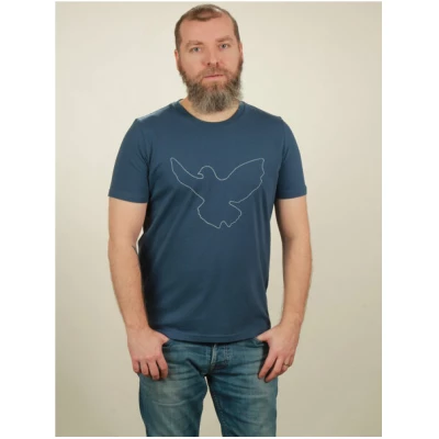 NATIVE SOULS T-Shirt Herren - Dove - dark blue