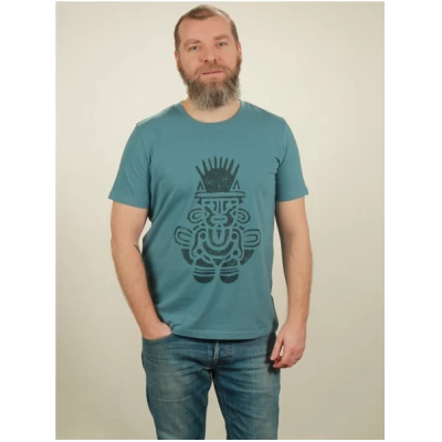NATIVE SOULS T-Shirt Herren - Inka - light blue