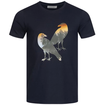 NATIVE SOULS T-Shirt Herren - Two Crows