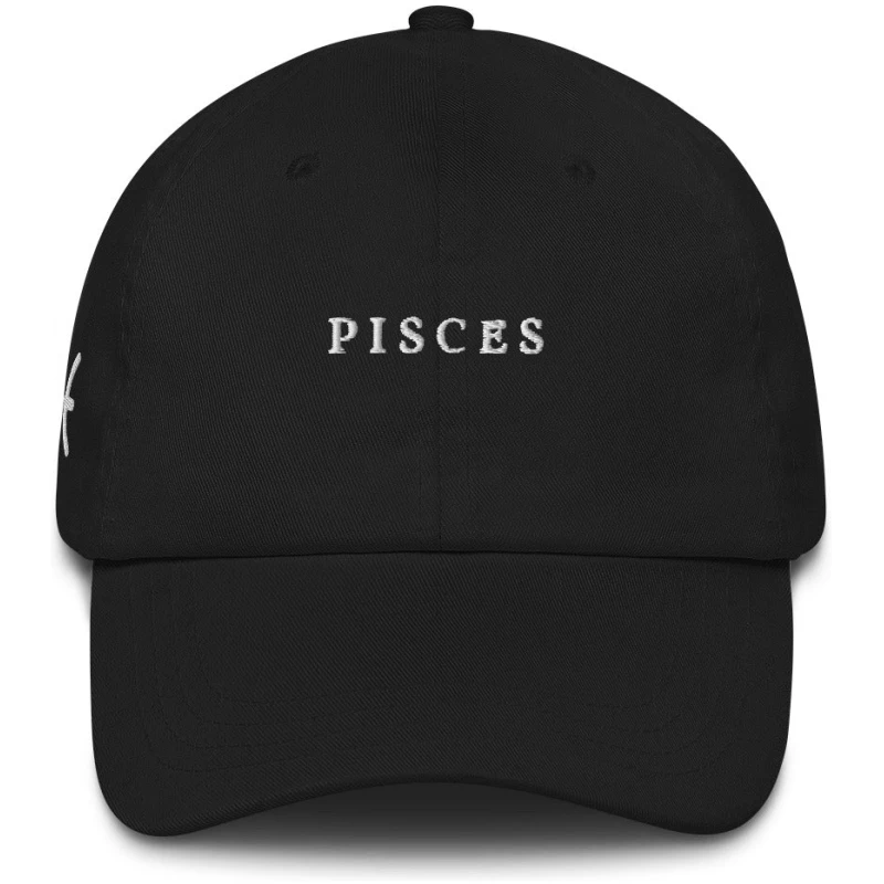 Pisces - Embroidered Cap - Multiple Colors