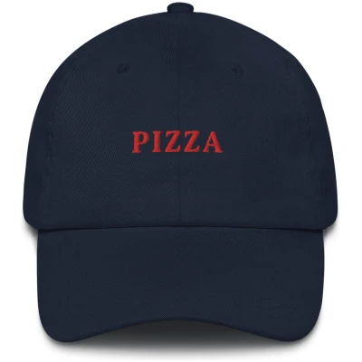 Pizza - Embroidered Cap - Multiple Colors