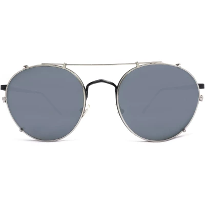 Shoreditch / Clip On Sunglasses Grey