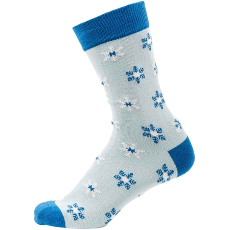 Socken Schnee blau Gr. 43-46