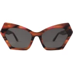 Stella Light Havana / Cat-eye Sunglasses
