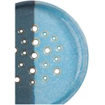 TRANQUILLO Seifenschale rund INDUSTRIAL aus Steinzeug in blau oder orange (POR623, POR627)