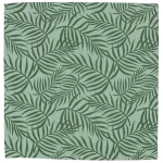 TRANQUILLO Serviette LEAVES aus Biobaumwolle, GOTS-zertifiziert, 40 cm green (TEX055)