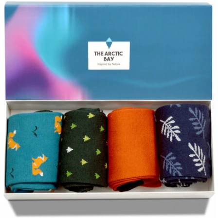 The Arctic Bay Die Arctic Box - Shinrin-Edition - 4 Paar Socken