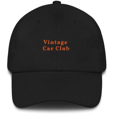 Vintage Car Club - Embroidered Cap - Multiple Colors