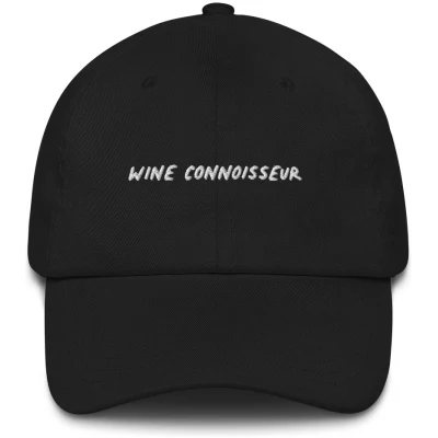 Wine Connoisseur - Embroidered Cap - Multiple Colors