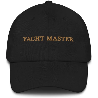 Yacht Master - Embroidered Cap - Multiple Colors