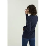 d'Els Esterella Damen V-Neck Langarm T-Shirt aus Flame Bio Baumwolle