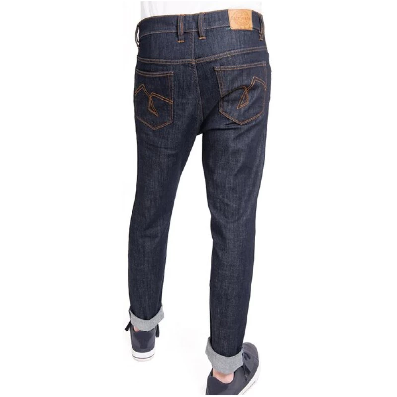fairjeans Bio-Jeans in TAPERED Form, navy, dunkelblau, nachhaltig, GOTS
