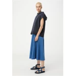 hessnatur Damen Jersey-Kleid aus Bio-Baumwolle - blau - Größe 34