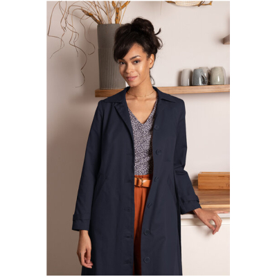 l'amour est bleu Trenchcoat Modell Vera