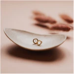 lille mus Ohrstecker 'Ring' 925 Silber / vergoldet