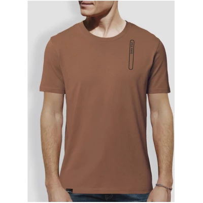 little kiwi Herren T-Shirt, "Windungen", Caramel