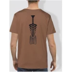 little kiwi Herren T-Shirt, "Windungen", Caramel