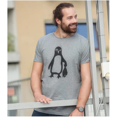 päfjes Pinguin Paul - Fair Wear Männer Bio T-Shirt