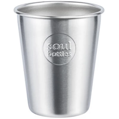 soulbottles Plastikfreier Trinkbecher aus Edelstahl • soulcups steel plain • 0,3 l und 0,4 l