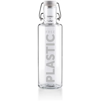 soulbottles soulbottle 0,6l • Trinkflasche aus Glas • "Plastic free"