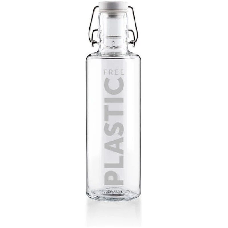 soulbottles soulbottle 0,6l • Trinkflasche aus Glas • "Plastic free"