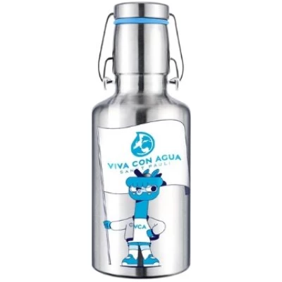 soulbottles soulbottle steel light 0,5 l • "viva alpagua" • Flasche aus Edelstahl