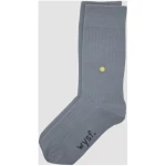 wysf. | what you stand for. Moderne Premium Socken, Rippenstrick mit Knopf, Bio-Baumwoll-Mix
