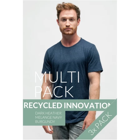 3er Pack "Recycled Colour Mix" für Männer, Baumwolle, Recycled