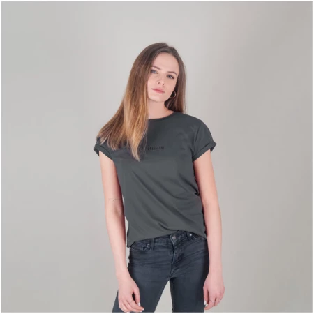 Damen T-Shirt aus Bio-Baumwolle DRESSGOAT - grau