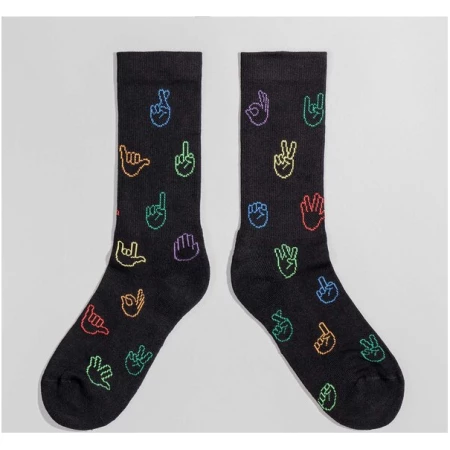 Fyngers Premium Socken aus Biobaumwolle Made in Portugal - Pattern-Muster