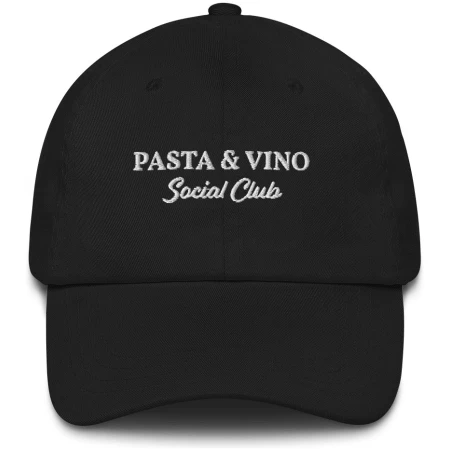 Pasta Vino Social Club - Embroidered Cap - Multiple Colors